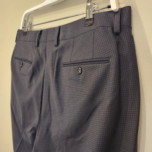 Bonobos Mens Dress Pants Marzotto Italian Wool Pattern - Size 34/34 - Picture 4 of 7